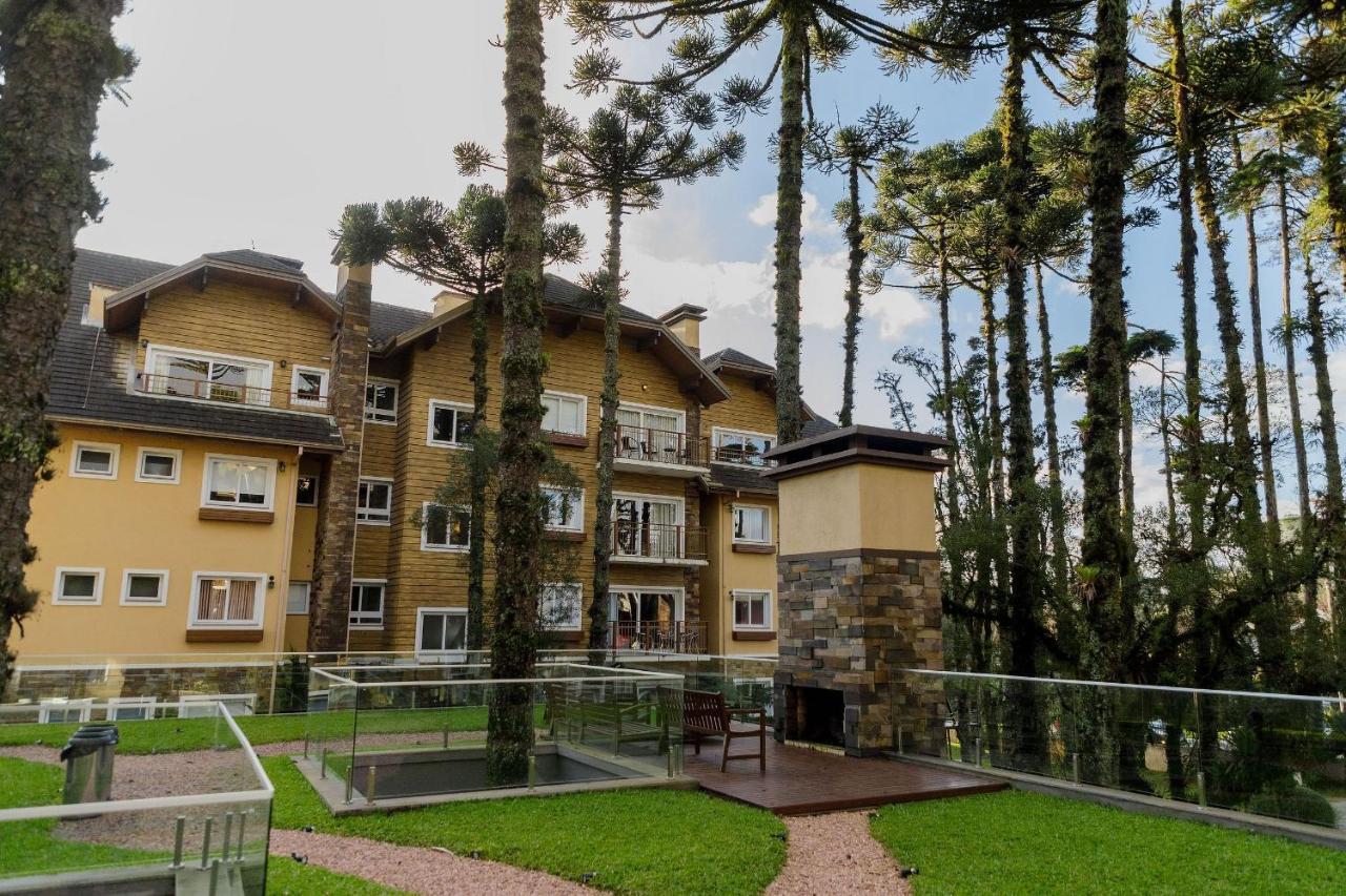 304/2 Apto Com Piscina Aquecida Gramado Exterior foto