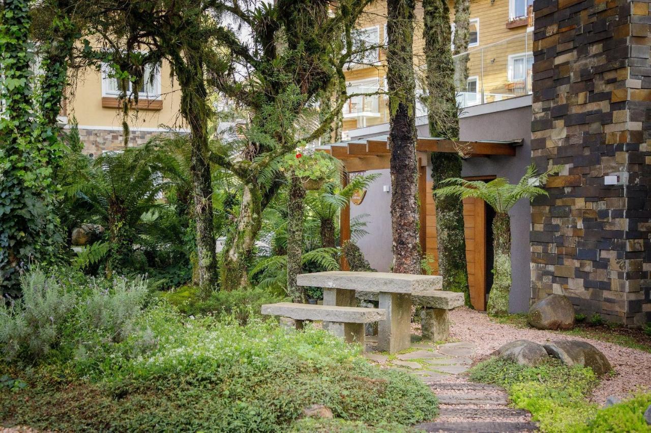 304/2 Apto Com Piscina Aquecida Gramado Exterior foto