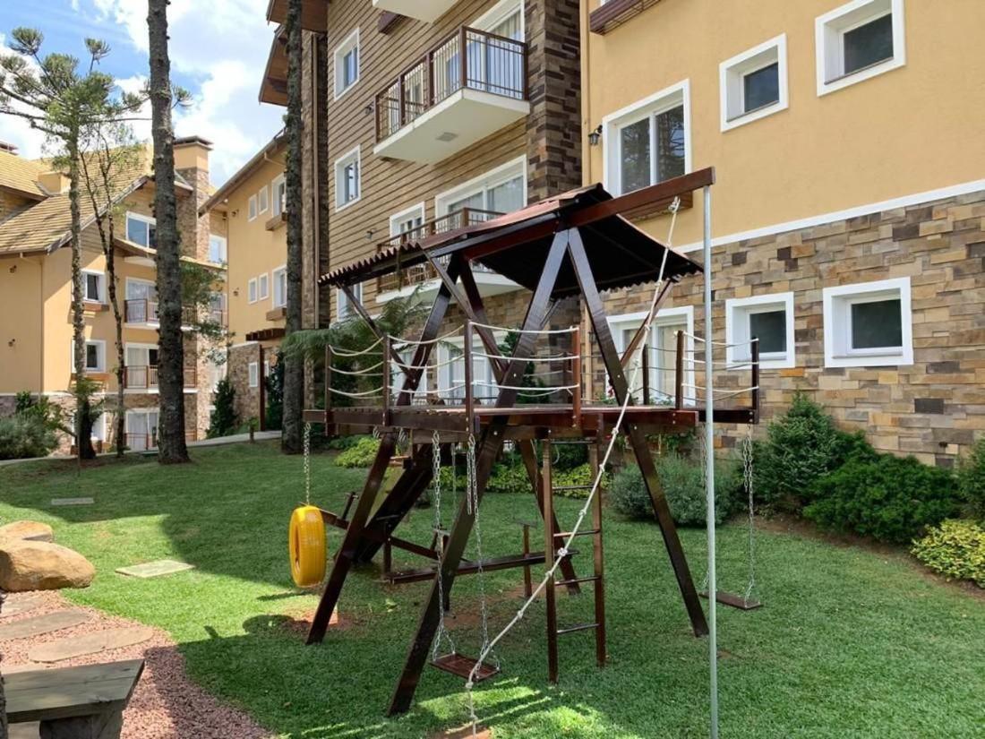 304/2 Apto Com Piscina Aquecida Gramado Exterior foto