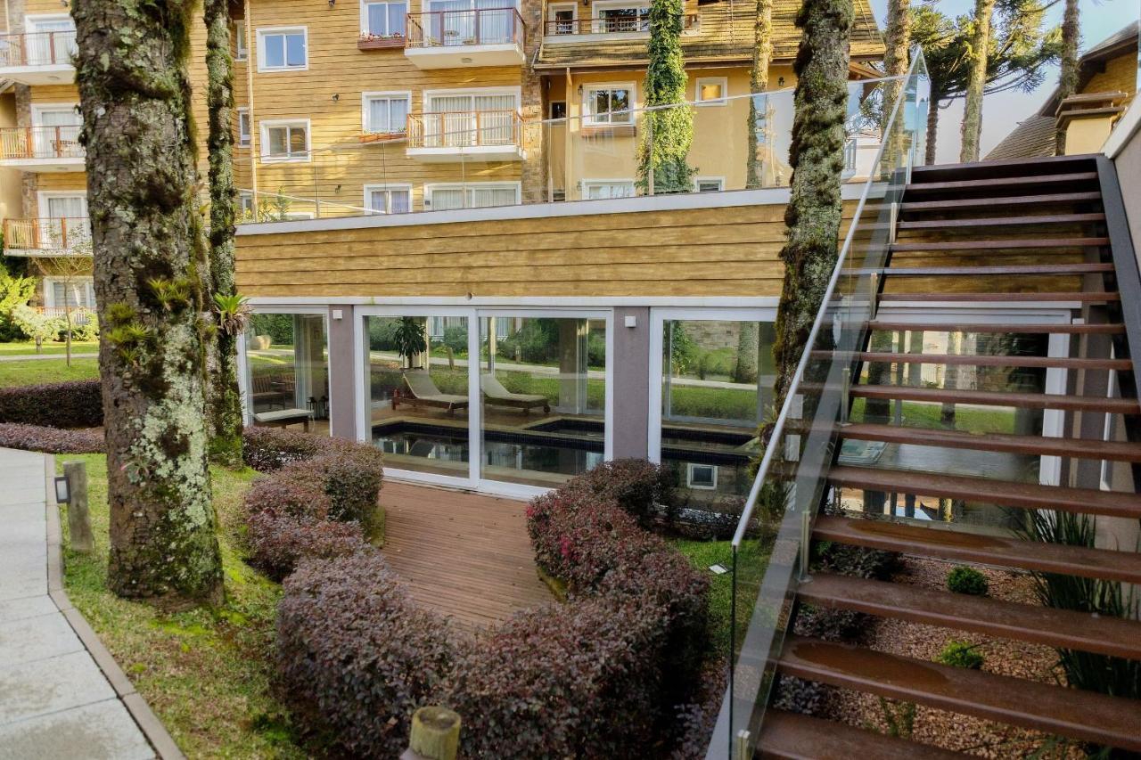 304/2 Apto Com Piscina Aquecida Gramado Exterior foto